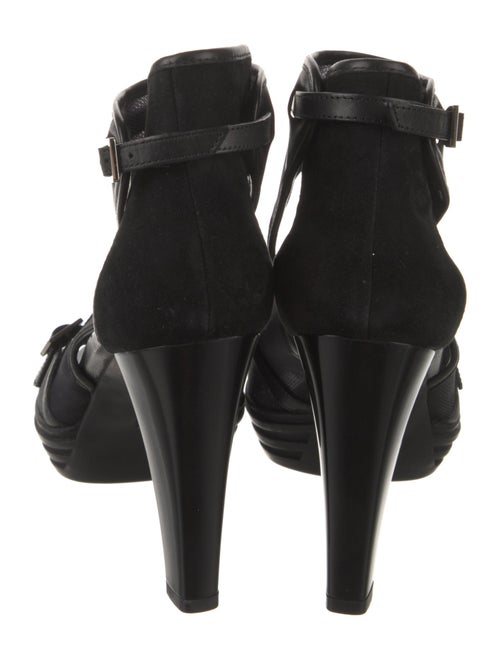 Hogan Suede T-Strap Sandals