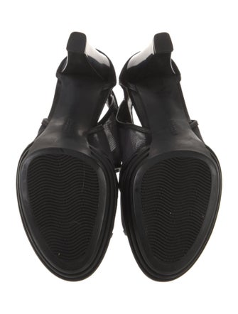 Hogan Suede T-Strap Sandals