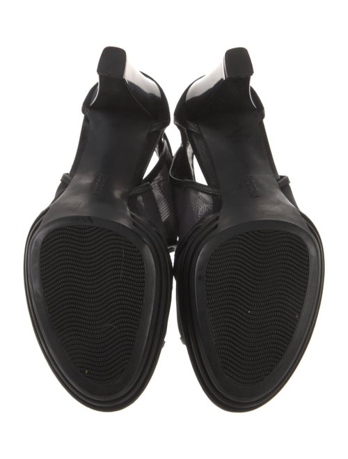 Hogan Suede T-Strap Sandals