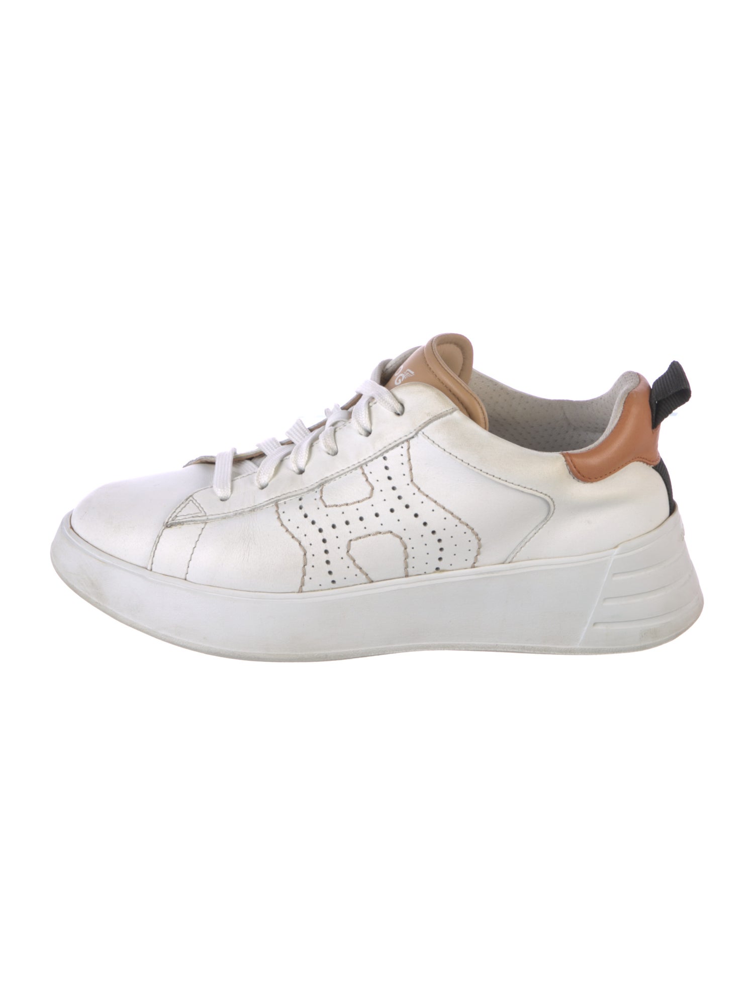 Hogan Leather Printed Sneakers
