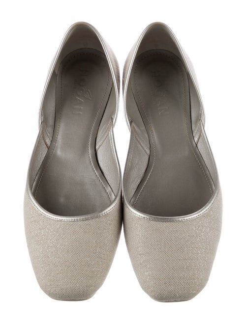 Hogan Canvas D'Orsay Flats