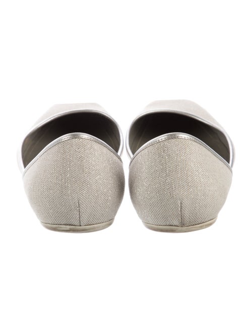 Hogan Canvas D'Orsay Flats