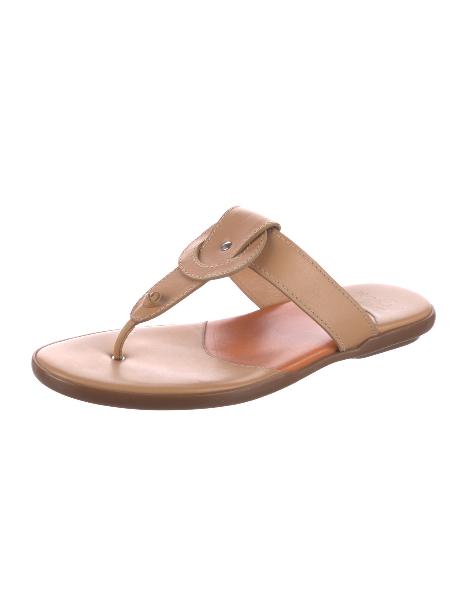 Hogan Leather Slides