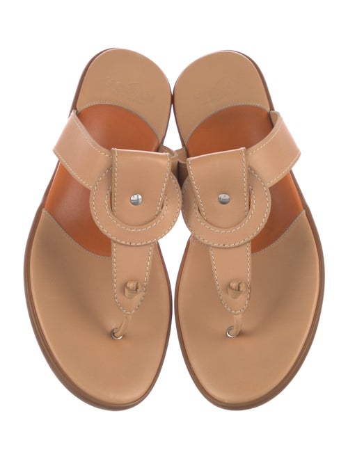 Hogan Leather Slides