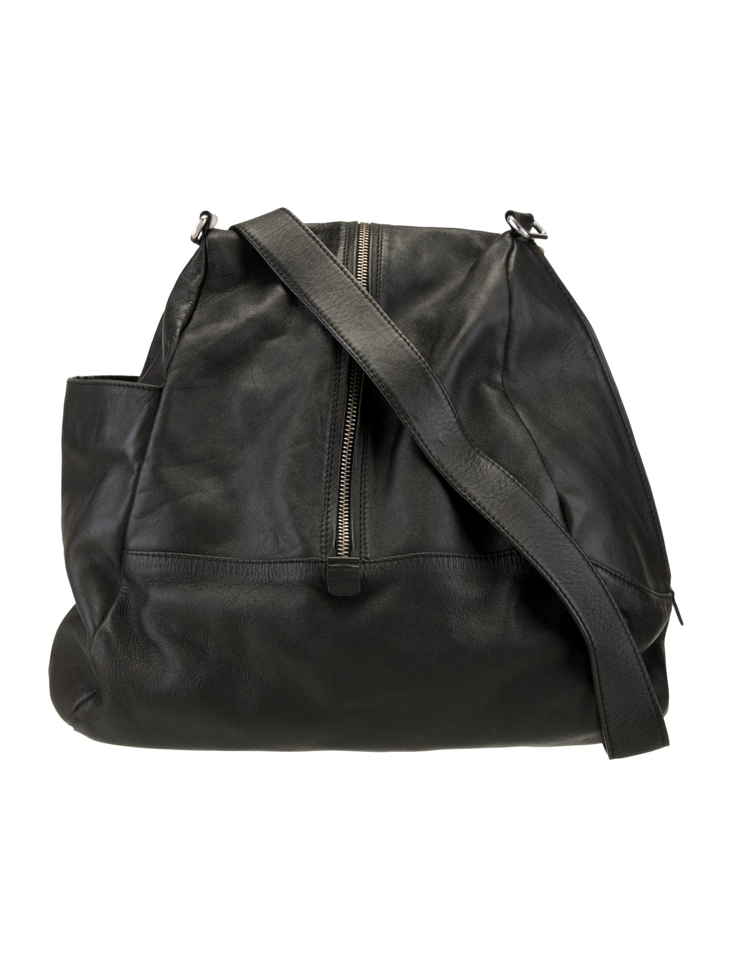 【BALENCIAGA】Balenciaga Ghost Hobo【ランク:A】 Balenciaga Chevre Ring Handle Hobo - Black Hobos, Handbags