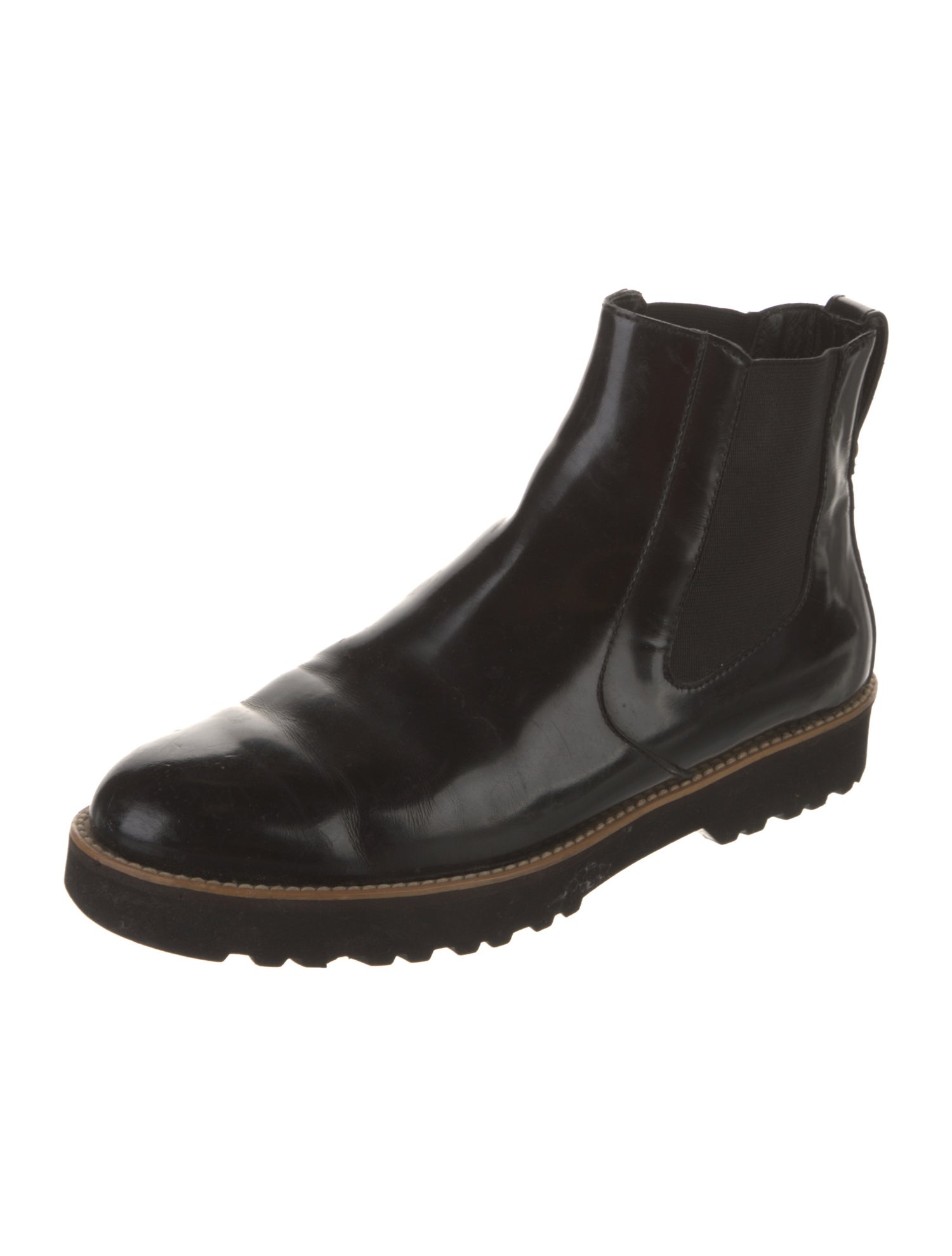 Hogan Leather Chelsea Boots