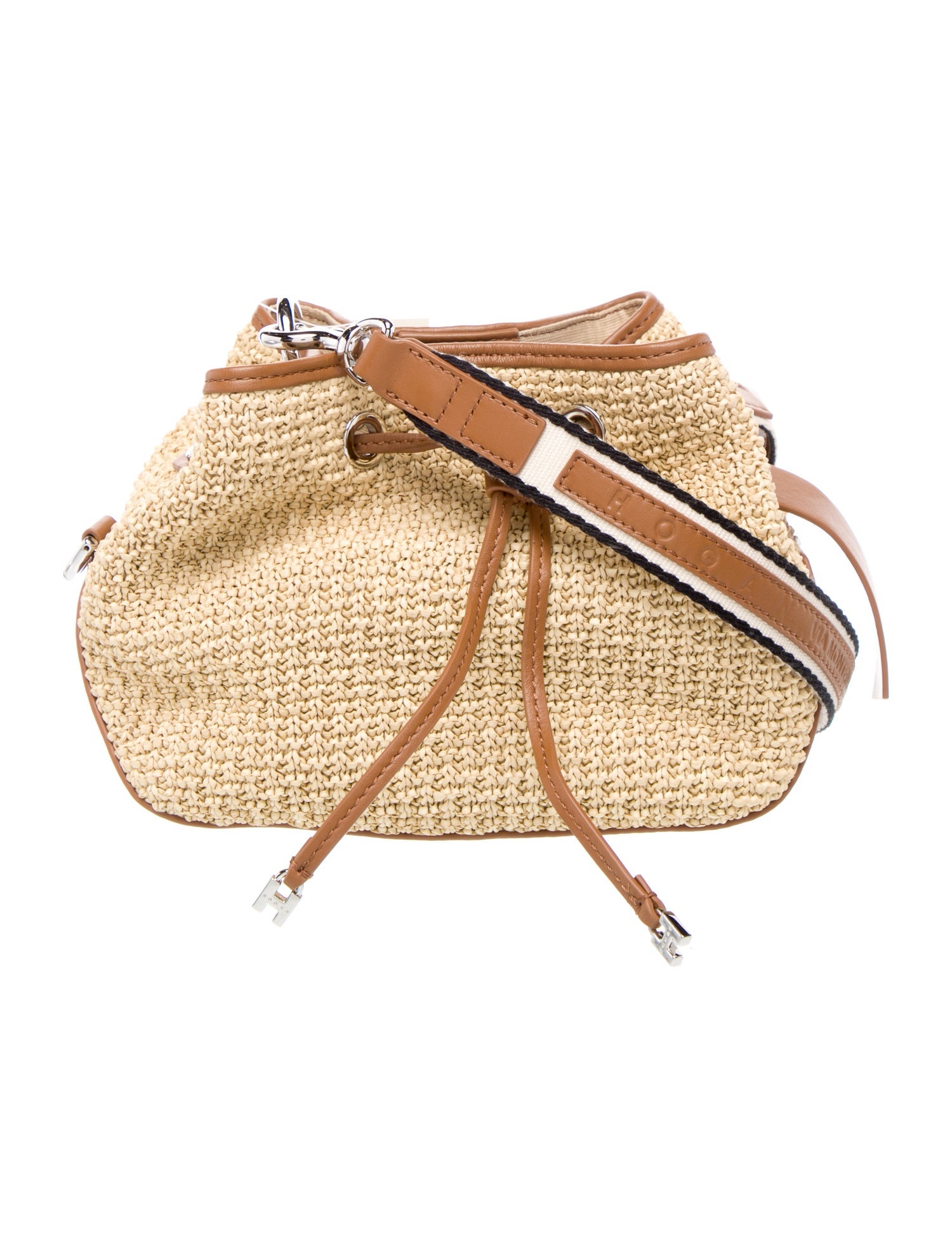Hogan Straw Crossbody Bag