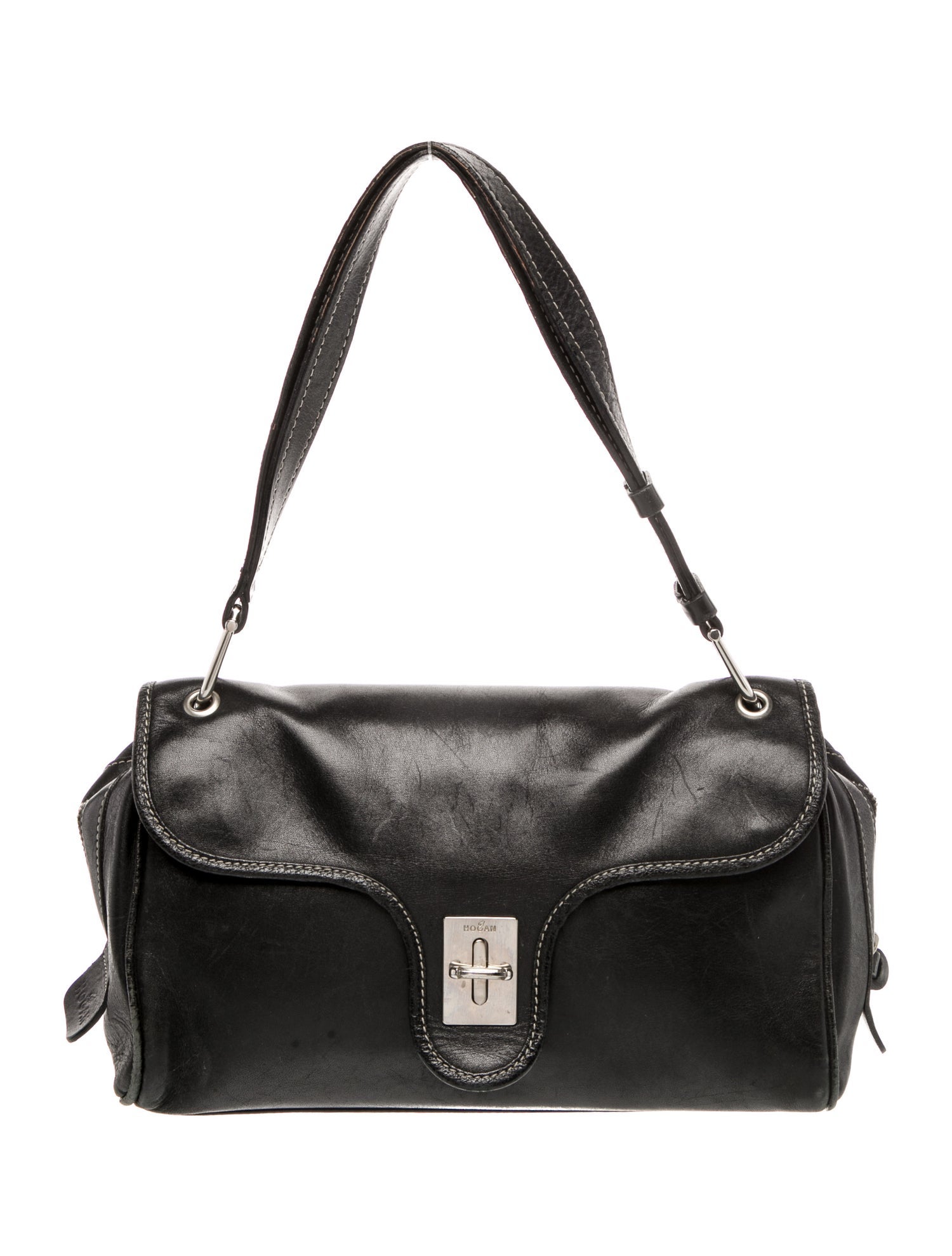 Hogan Leather Shoulder Bag