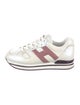 Hogan Leather Colorblock Pattern Sneakers