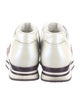Hogan Leather Colorblock Pattern Sneakers
