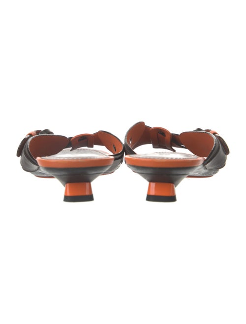 Hogan Leather Printed Slides