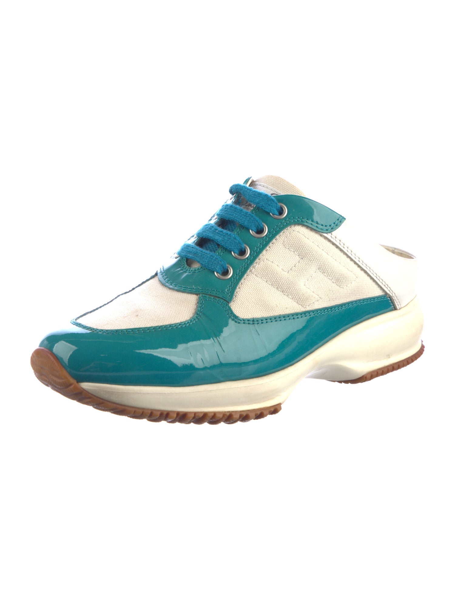 Hogan Patent Leather Printed Sneakers