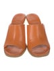 Hogan Leather Slides