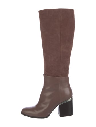 Hogan Suede Riding Boots
