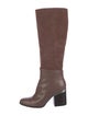 Hogan Suede Riding Boots