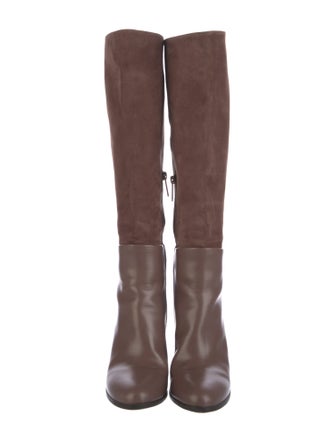 Hogan Suede Riding Boots