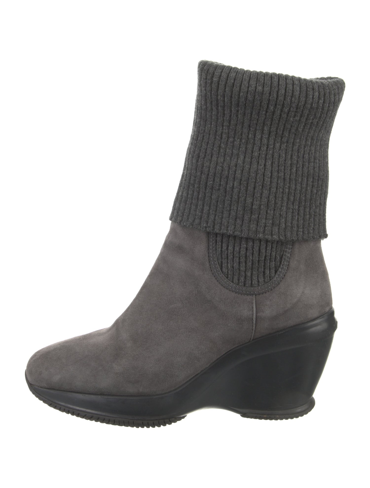 Hogan Suede Sock Boots