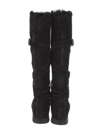 Hogan Suede Riding Boots