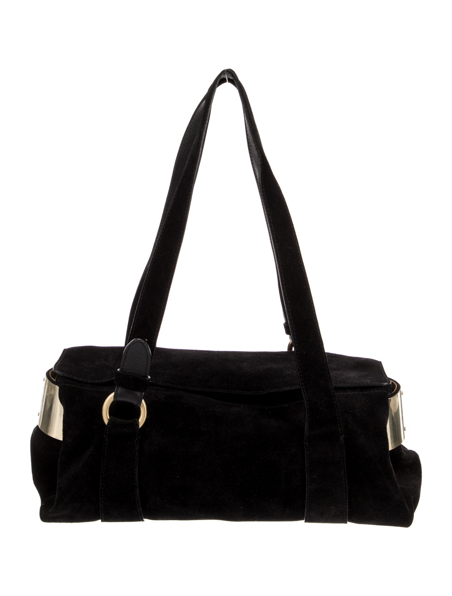Hogan Suede Shoulder Bag