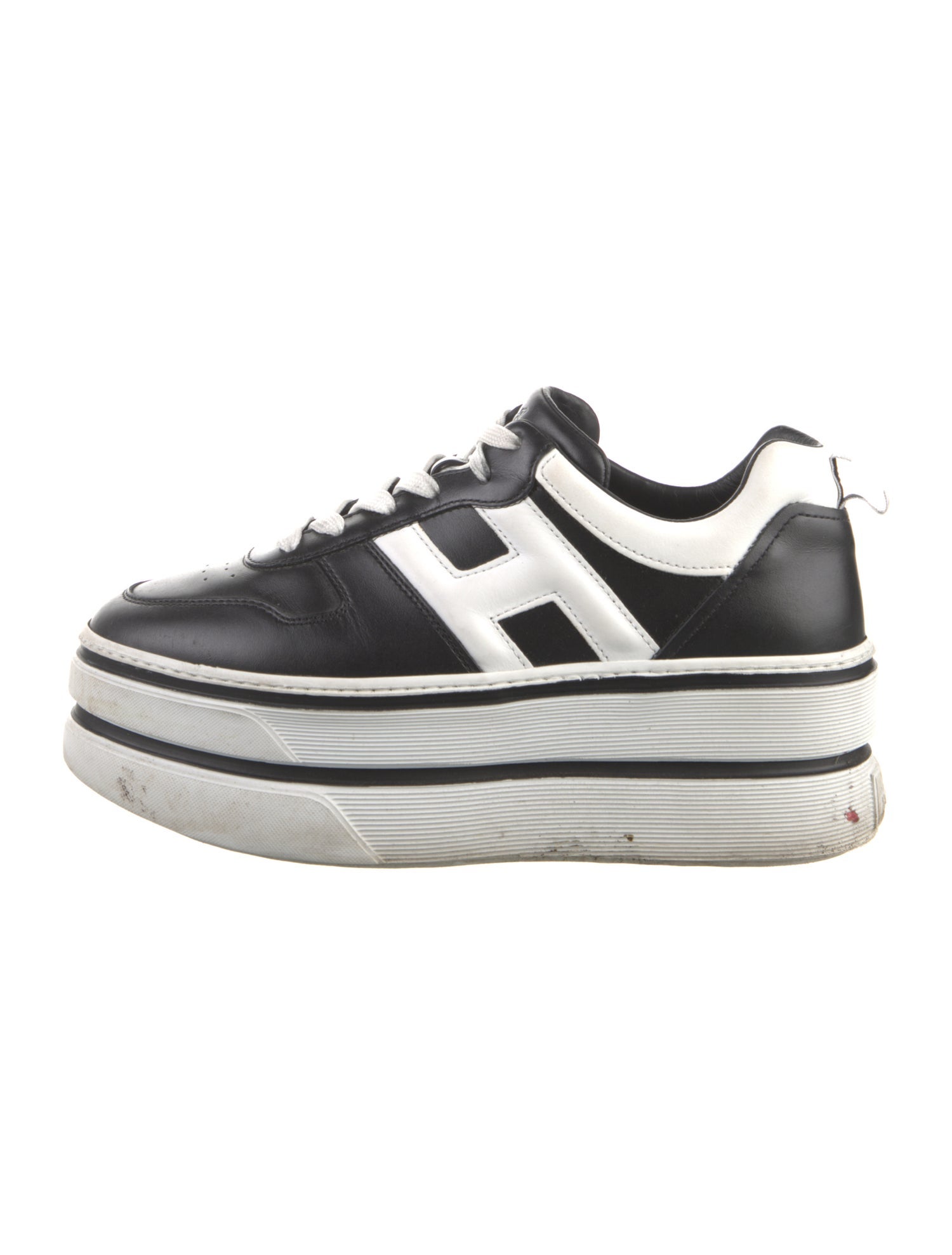 Hogan Leather Printed Sneakers