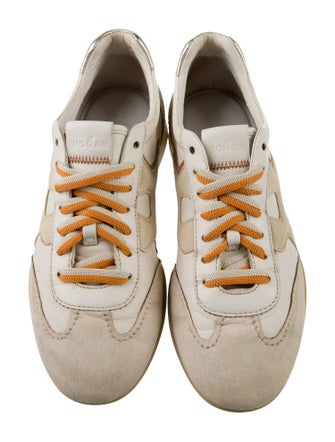 Hogan Leather Printed Sneakers