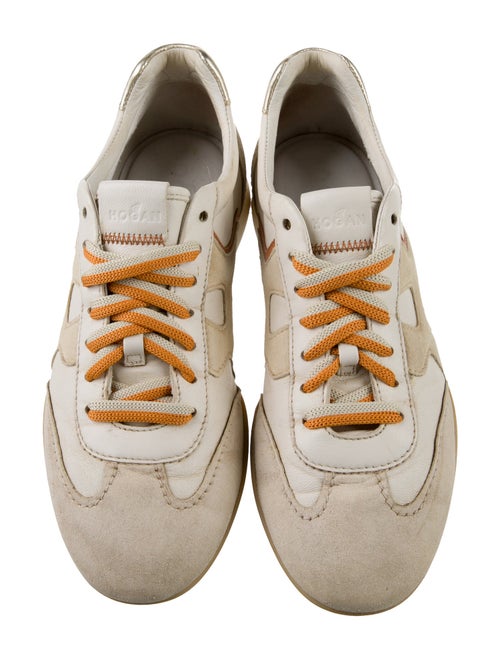 Hogan Leather Printed Sneakers