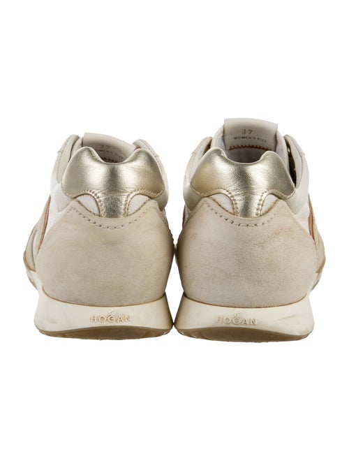 Hogan Leather Printed Sneakers