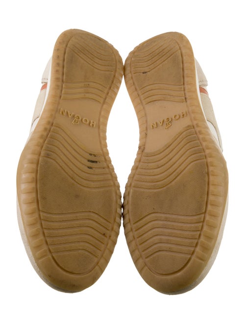 Hogan Leather Printed Sneakers