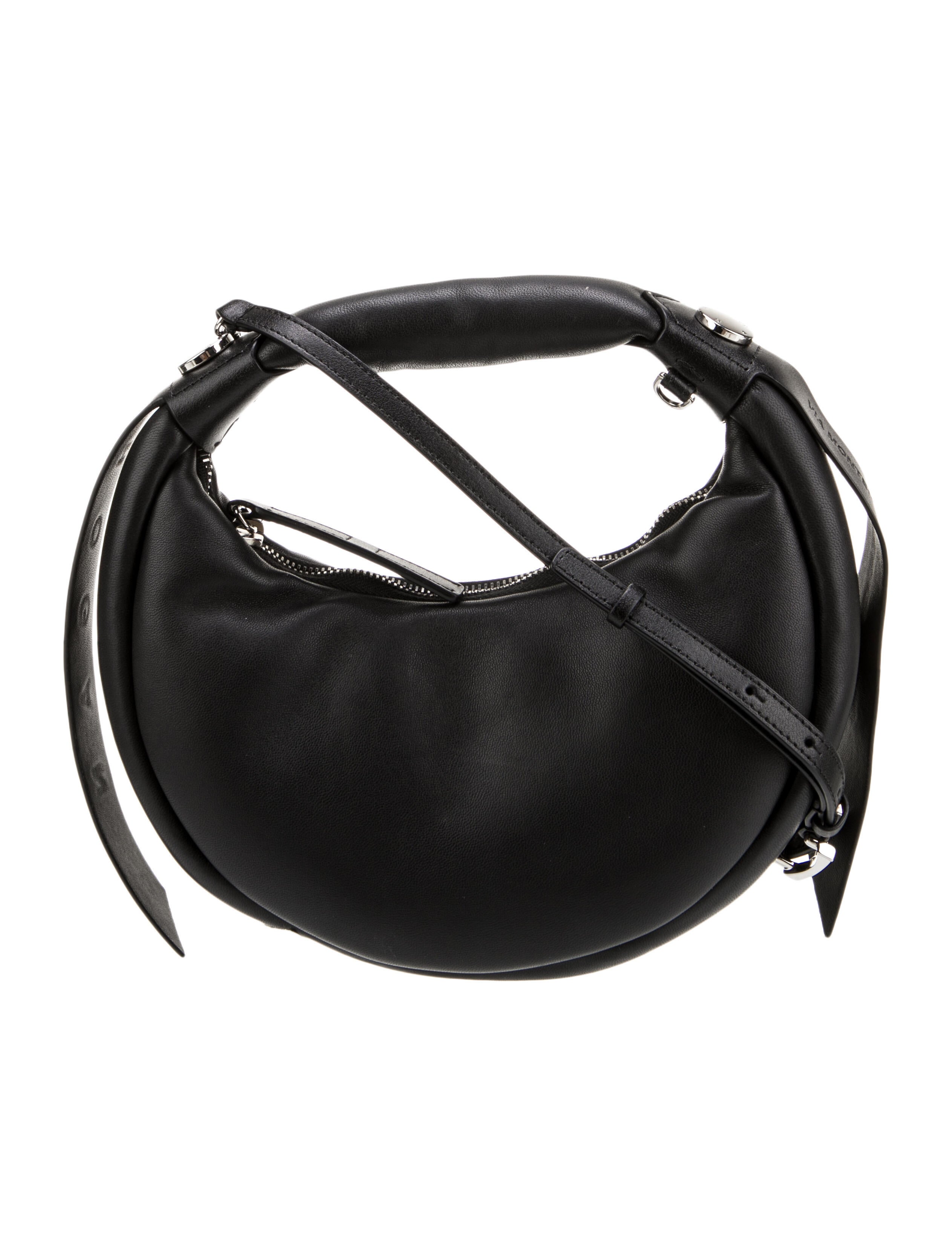 Hogan Leather Top Handle Bag