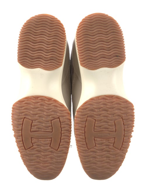 Hogan Leather Sequin Embellishments Sneakers