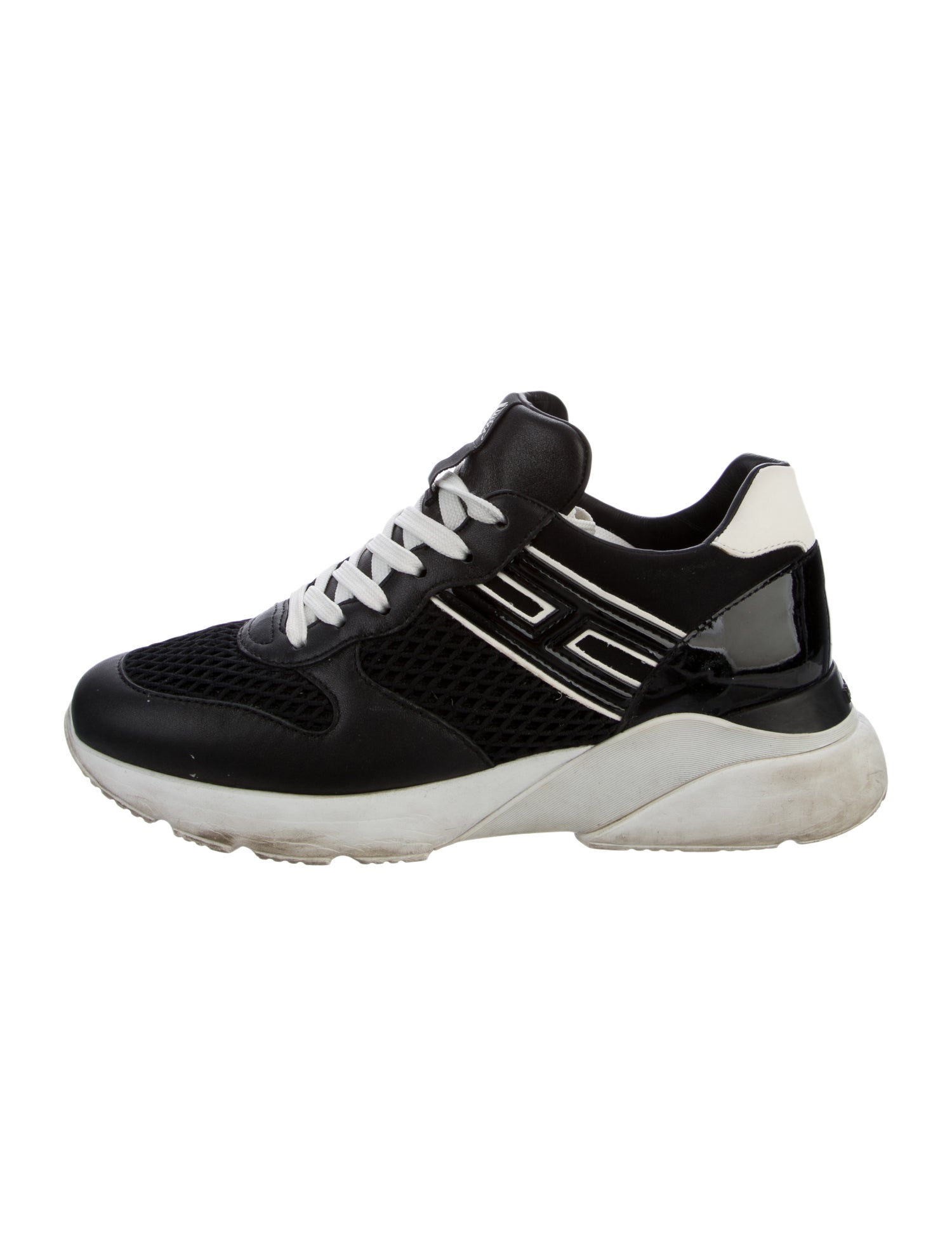 Hogan Leather Printed Athletic Sneakers