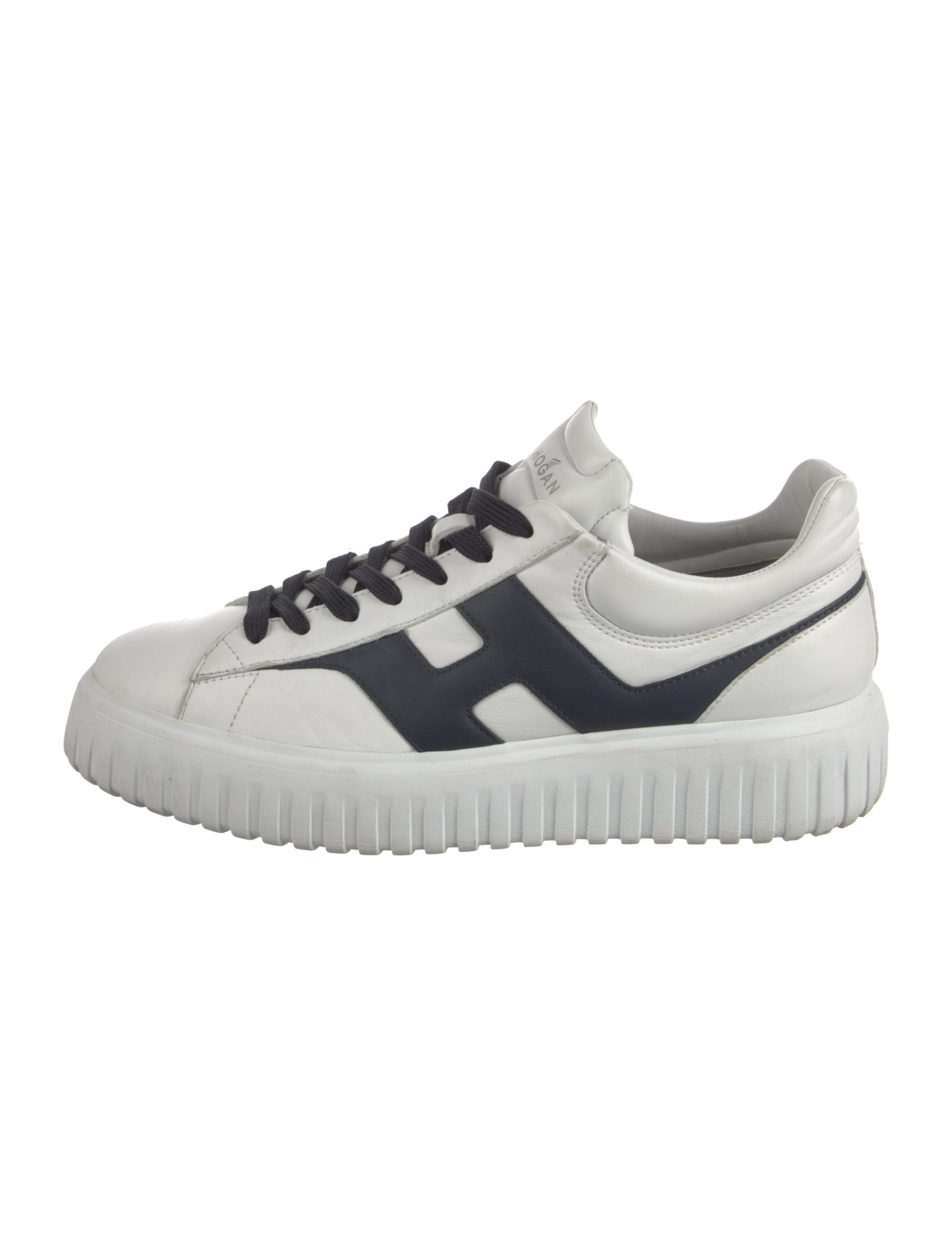 Hogan Leather Graphic Print Athletic Sneakers