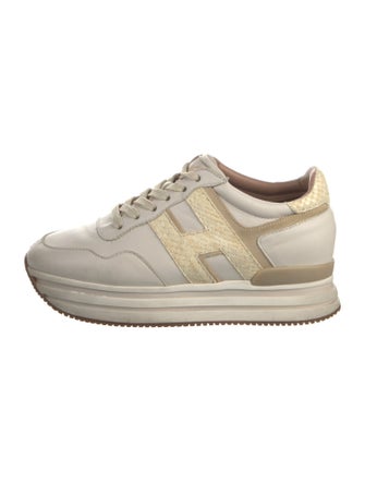 Hogan Suede Printed Sneakers