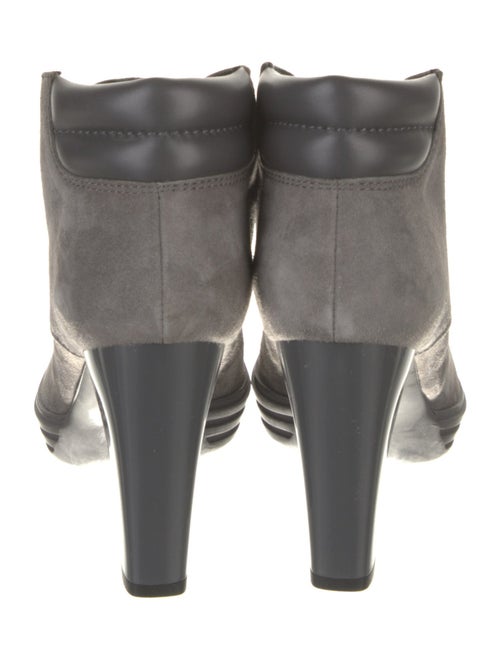 Hogan Suede Lace-Up Boots