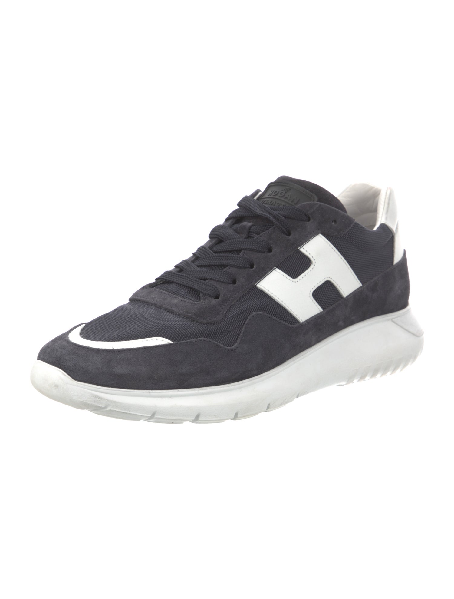 Hogan Suede Printed Athletic Sneakers