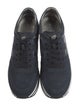Hogan Suede Leather Trim Embellishment Sneakers