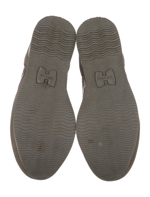 Hogan Suede Colorblock Pattern Sneakers