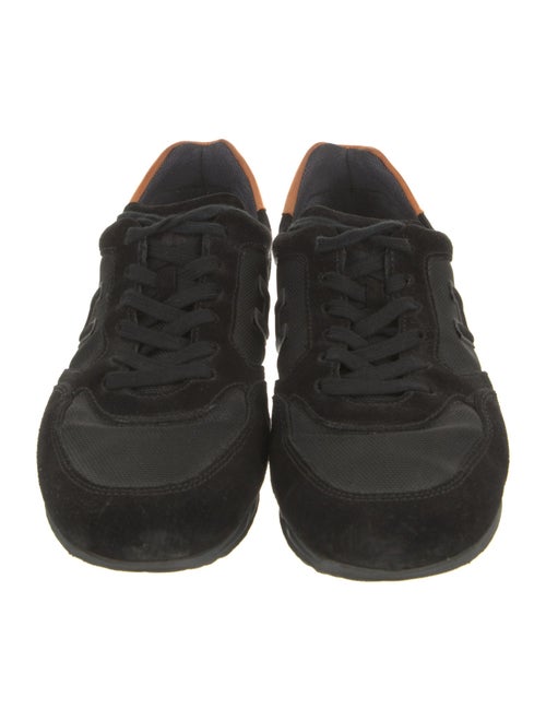 Hogan Suede Colorblock Pattern Sneakers