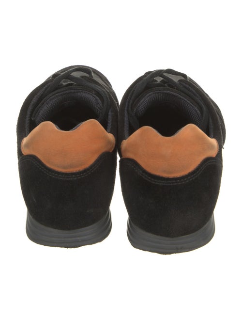 Hogan Suede Colorblock Pattern Sneakers