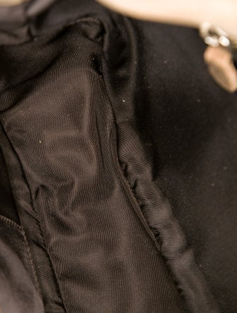 Hogan Suede Top Handle Bag