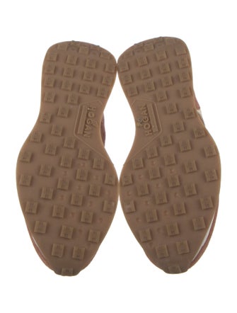 Hogan Suede Graphic Print Sneakers