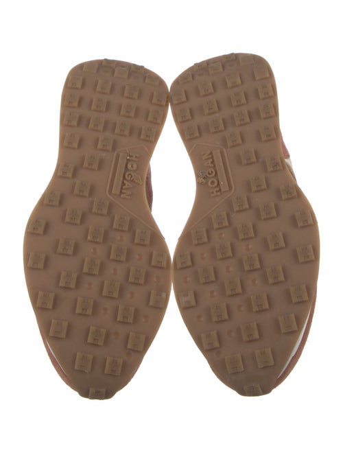 Hogan Suede Graphic Print Sneakers