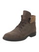 Hogan Suede Lace-Up Boots