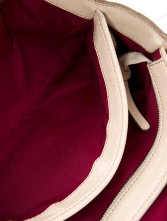 Hogan Leather Top Handle Bag