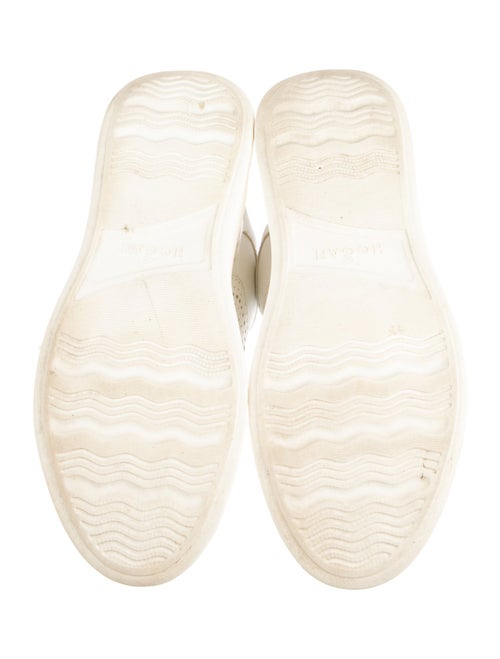 Hogan Leather Whipstitch Trim Sneakers