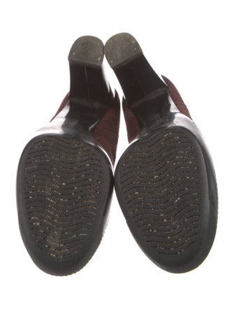 Hogan Suede Colorblock Pattern Chelsea Boots