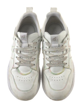 Hogan Leather Chunky Sneakers