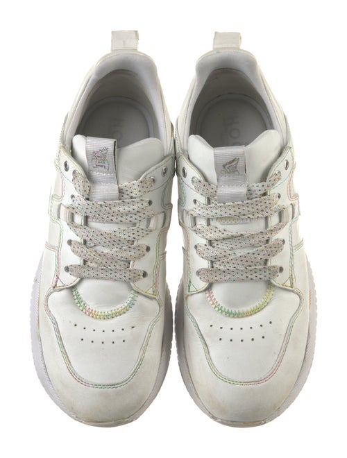 Hogan Leather Chunky Sneakers