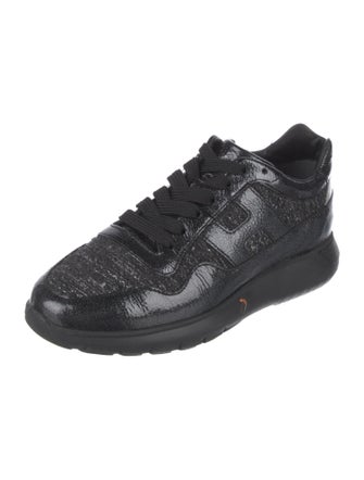 Hogan Leather Sequin Embellishments Sneakers