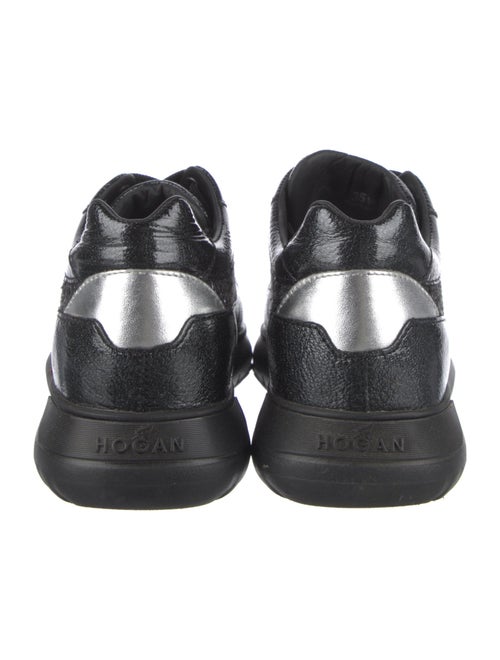 Hogan Leather Sequin Embellishments Sneakers